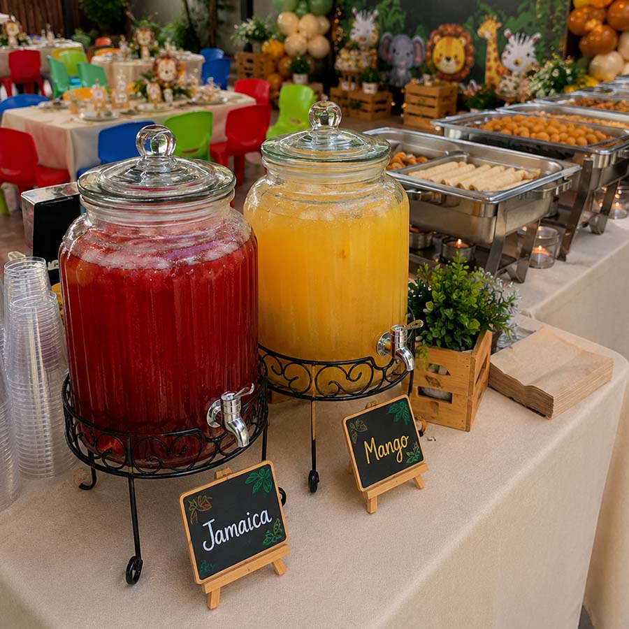 aguas frescas fiesta infantil playa del carmen